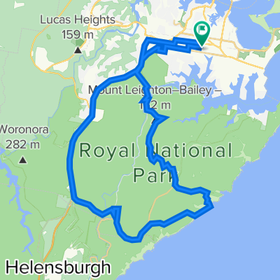 Miranda (Sth. Sydney) - Royal Nat'l Park Ride