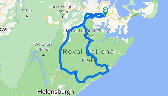 Miranda (Sth. Sydney) - Royal Nat'l Park Ride