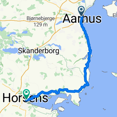 Aarhus to Horstens