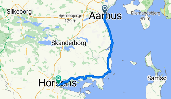 Aarhus to Horstens