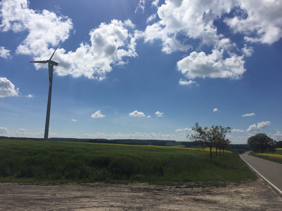 Lange Ausfahrt von Würzburg, gemeindefreies Gebiet nach Waldbrunn