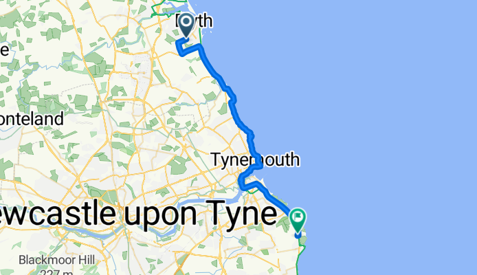 bike tour from Blyth to Sunderland