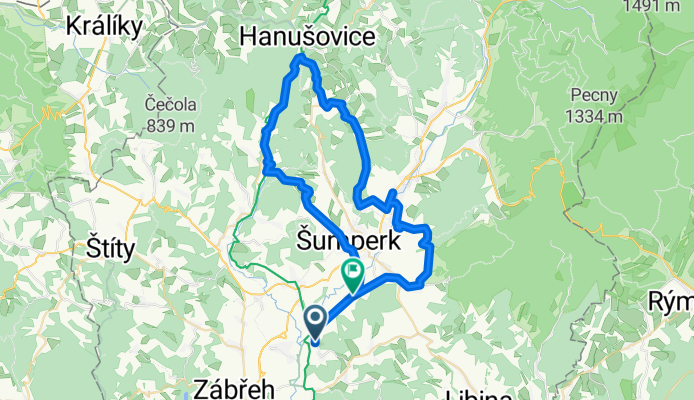 První trasa