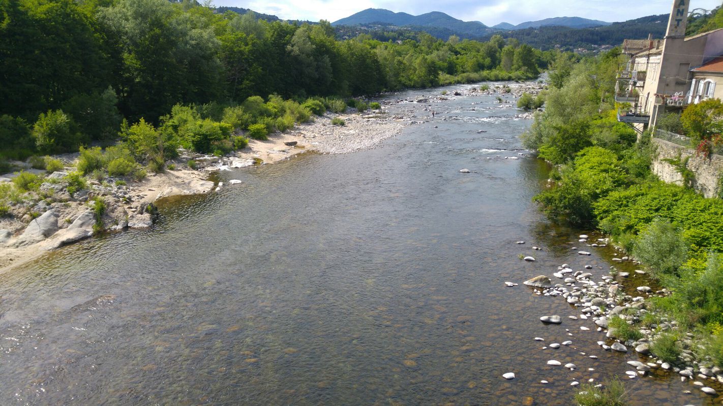 Long bike tour from valence through Aubenas