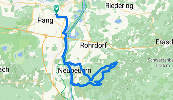 RO - Altbeuern - Törwang - Dandlbergalm - RO