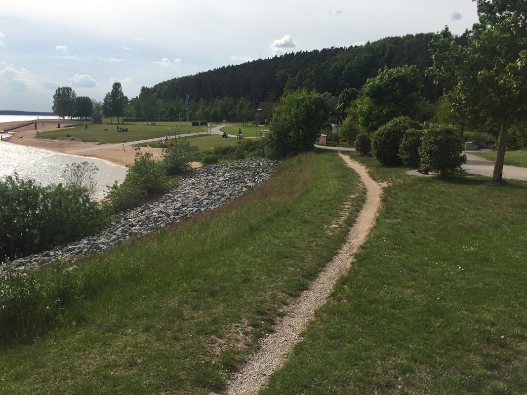 Ausritt am Brombachsee