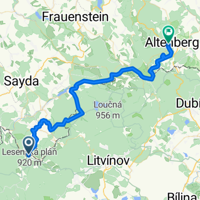 Letzten 3 Etappen Erzgebirgstraverse