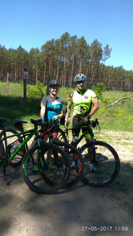 Long bike tour through Gorzów Wielkopolski