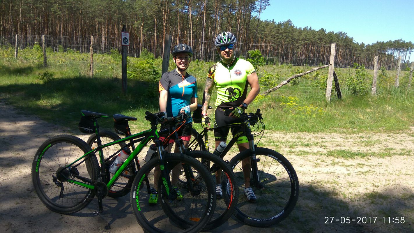 Long bike tour through Gorzów Wielkopolski