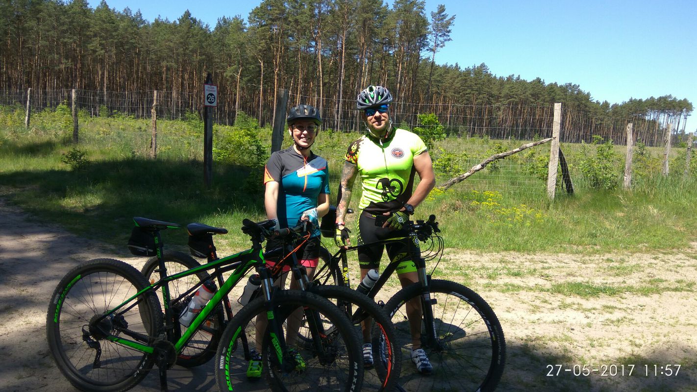 Long bike tour through Gorzów Wielkopolski