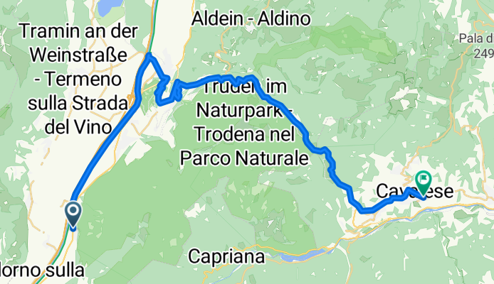 From Neumarkt/Egna to Cavalese