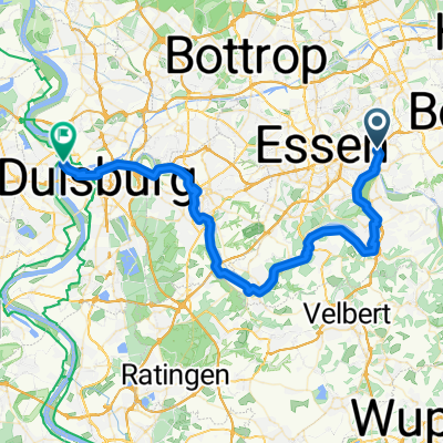 Tour von Essen nach Duisburg Rhurorange 28.05.2017