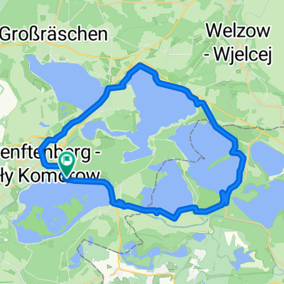 Drei Seen Östlich von Senftenberg
