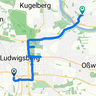 Kurze Ausfahrt durch Ludwigsburg