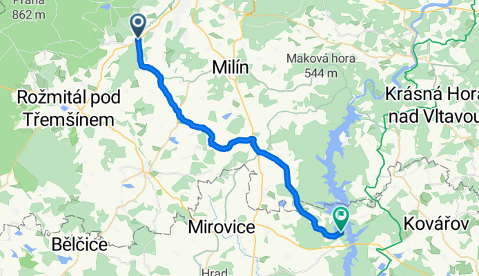 Na Orlík - 28km
