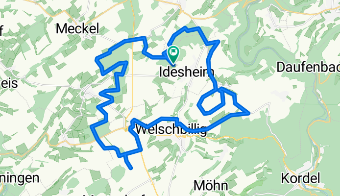 Rundweg:  Aussichtspunkttour (3 Täler)