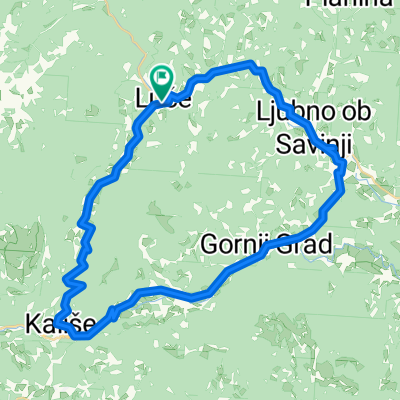 Luče - Gornji grad - Kranjski rak - Luče