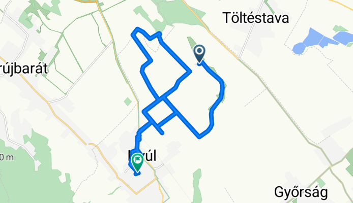 bike tour through Nyúl