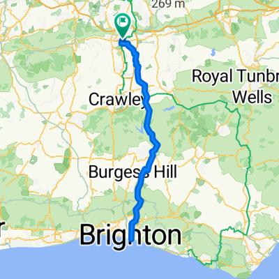 Redhill Brighton Redhill 115km