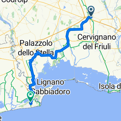 Palmanova nach Caorle