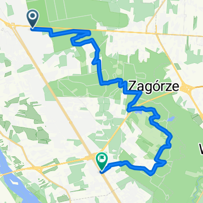 Niebieska MTB