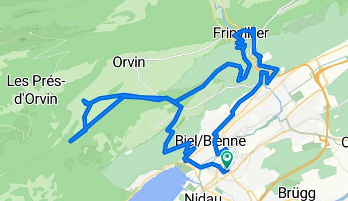 Ausfahrt durch Biel/Bienne
