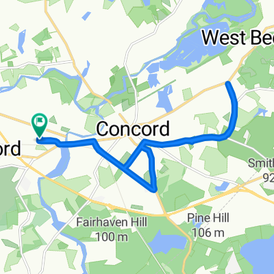 bike tour through Concord