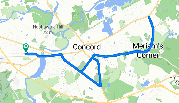 bike tour through Concord