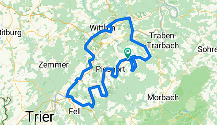 Moselradweg, Schweich, Wittlich-Senke-Radweg, Ürzig