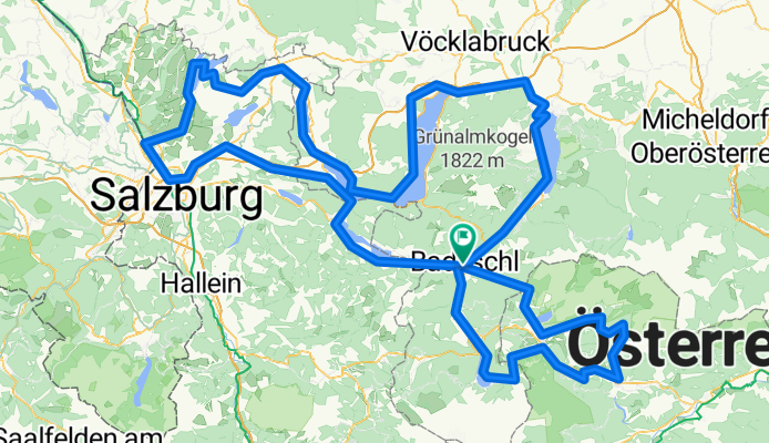 Salzkammergut Radweg R2 Variante 1