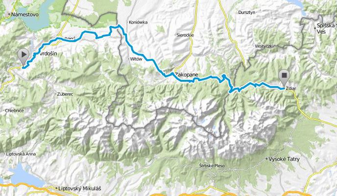 Zdjęcie 1 trasy Bikemap „OKOLO TATIER 2017 - piatok”
