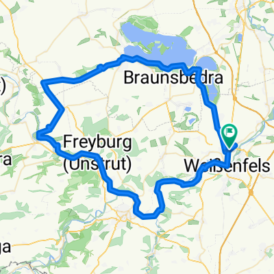 Lange Ausfahrt durch Weißenfels