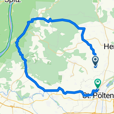 Lange Radrunde durch Sankt Pölten