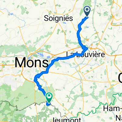 Tag 4: Camping (Waterloo) - Mons - Camping F