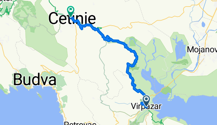 Virpazar - Cetinje