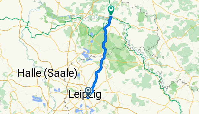 Ostseetour 2. Etappe Leipzig-Wittenberg