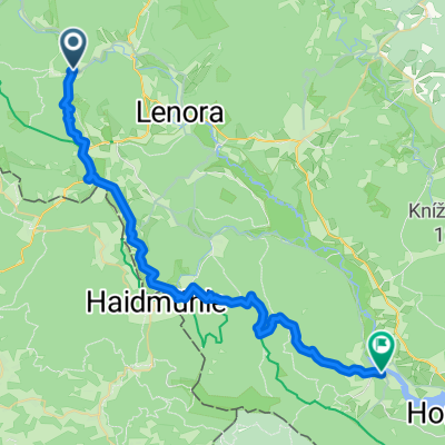 Polka - Strážný- Nové Údolí-Jelení - Nová Pec