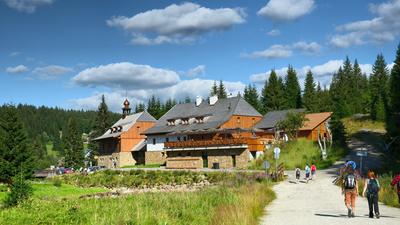 Point fort 10 sur l’itinéraire Bikemap « Špičák-jezero Laka- Poledník-Modrava » Point fort 10 sur l’itinéraire Bikemap « Špičák-jezero Laka- Poledník-Modrava »