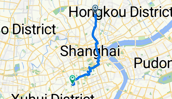 ride through Shanghai
