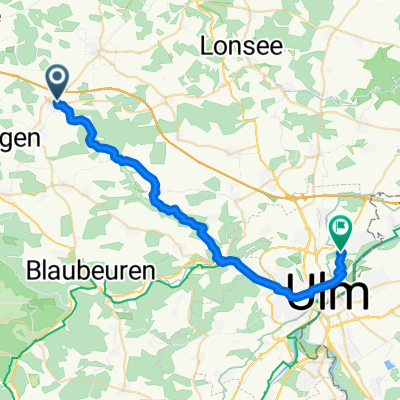 Rom Tour N° 5 - 150 hm - 2017 Ulm Anne Frank Weg