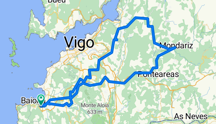 Baiona-Modariz-Redondela-Peinador