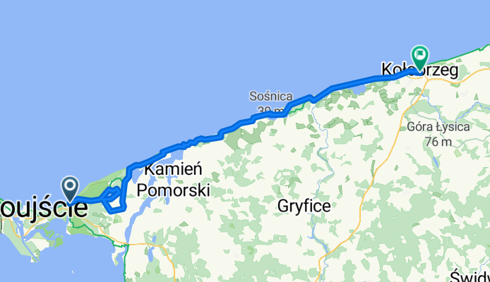Międzyzdroje - Kołobrzeg