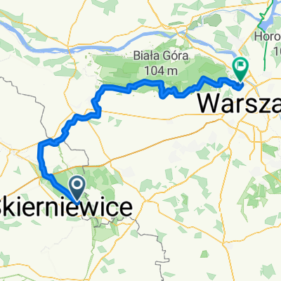 Skierniewice - Warszawa wersja 2