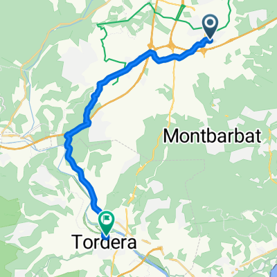 Vidreres to Tordera. Smaller roads but longer
