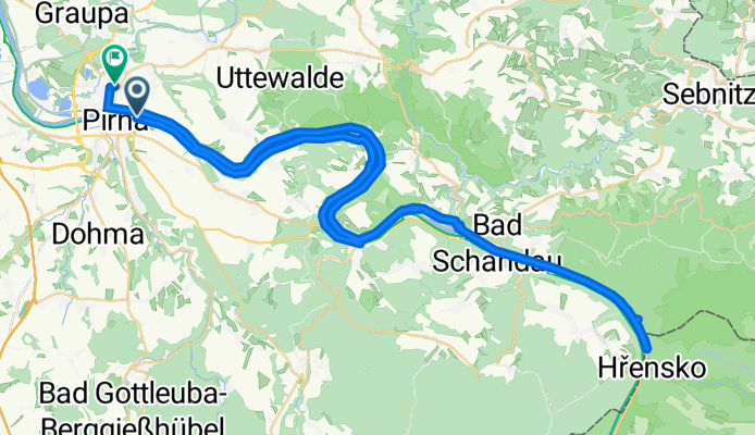 Elberadweg Pirna - Hrensko - Pirna