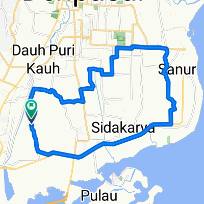 bike tour through Dauh Puri Kauh