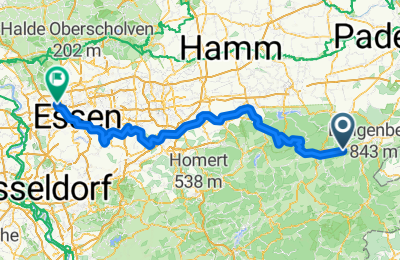 Route in der Bikemap App öffnen