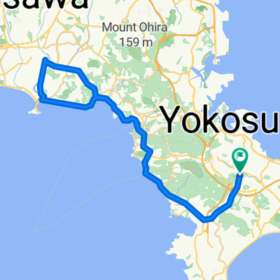 Long ride through Yokosuka