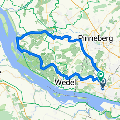 Lange Ausfahrt durch Hamburg
