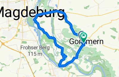 Route in der Bikemap App öffnen